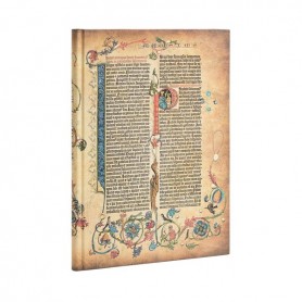 ΣΗΜΕΙΩΜΑΤΑΡΙΟ ΛΕΥΚΟ PAPERBLANKS GUTENBERG BIBLE PARABOLE GRANDE 21x30x20cm